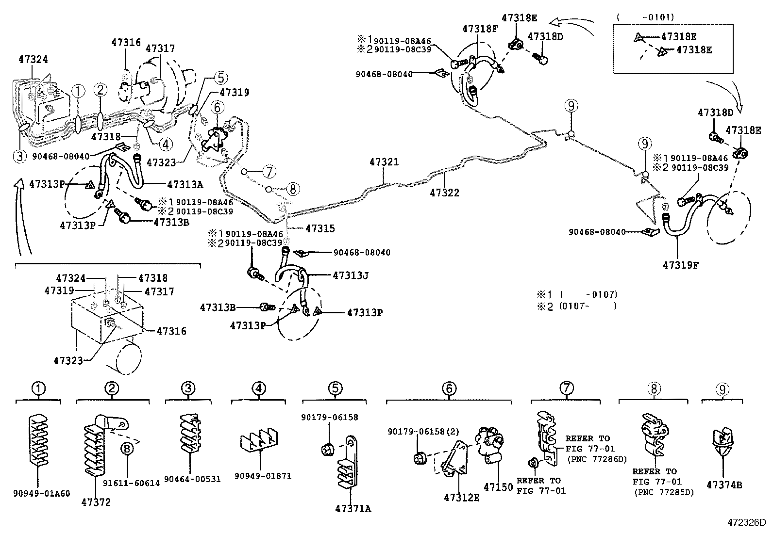 44590-48020 BRACKET ASSY, BRAKE ACTUATOR product image