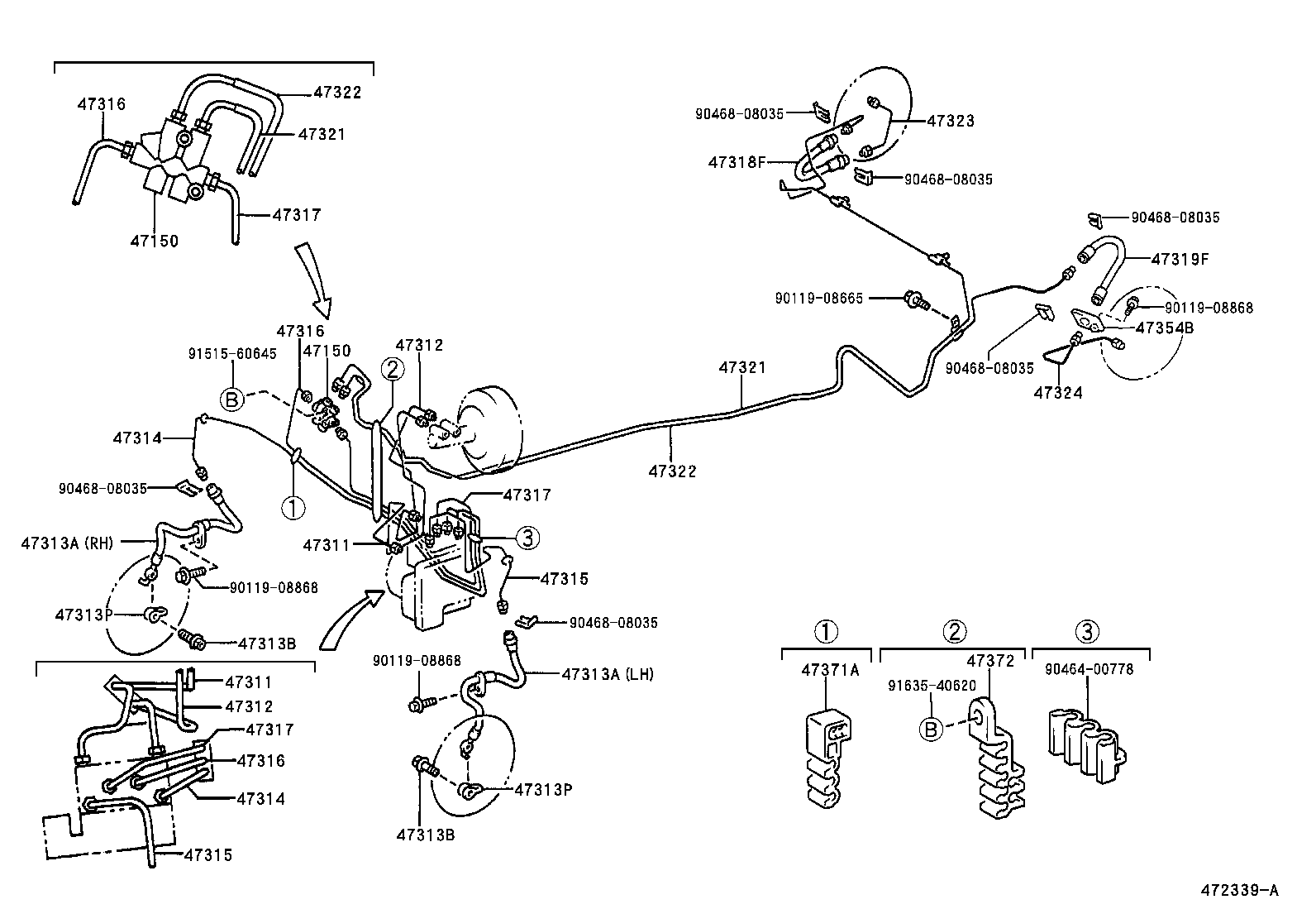47150-33090 VALVE ASSY, PROPORTIONING product image
