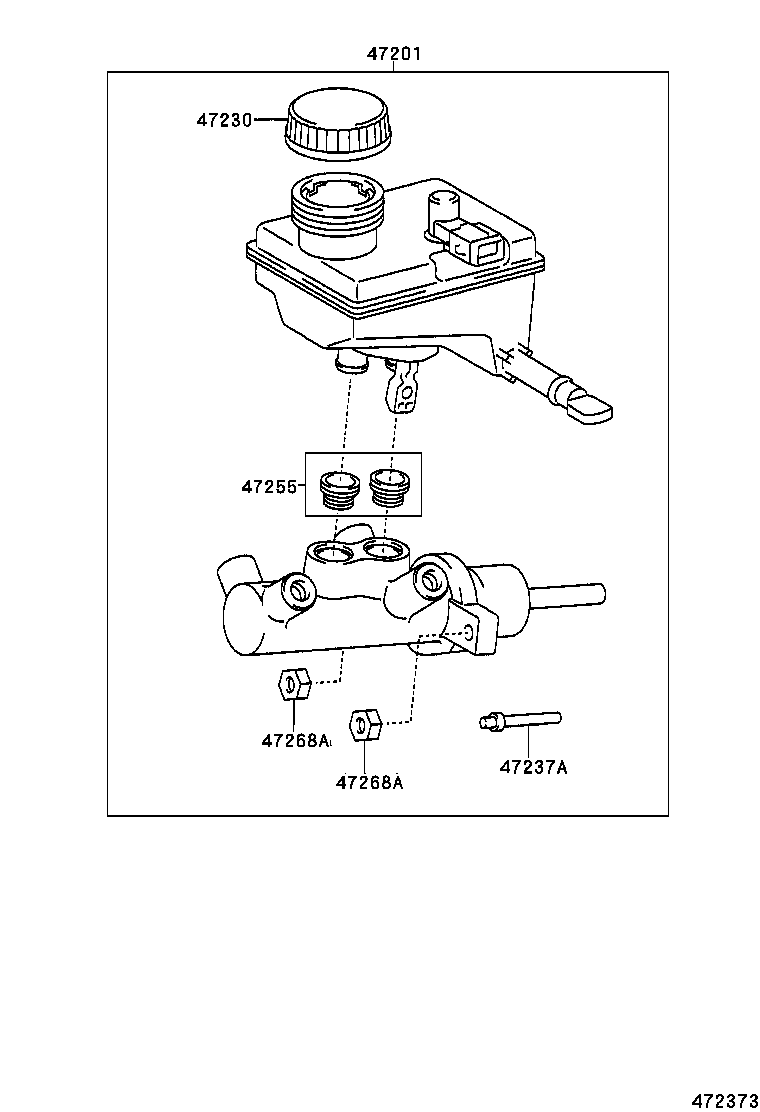47237-0D010 STOPPER, BREKE MASTER CYLINDER RESERVOIR TANK product image