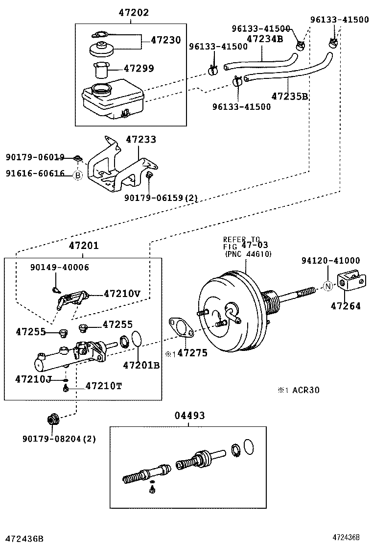 47233-28080 BRACKET, RESERVOIR product image