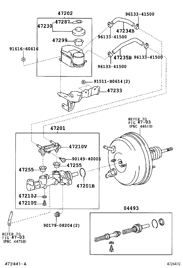 47220-44080 RESERVOIR SUB-ASSY, BRAKE MASTER CYLINDER product image