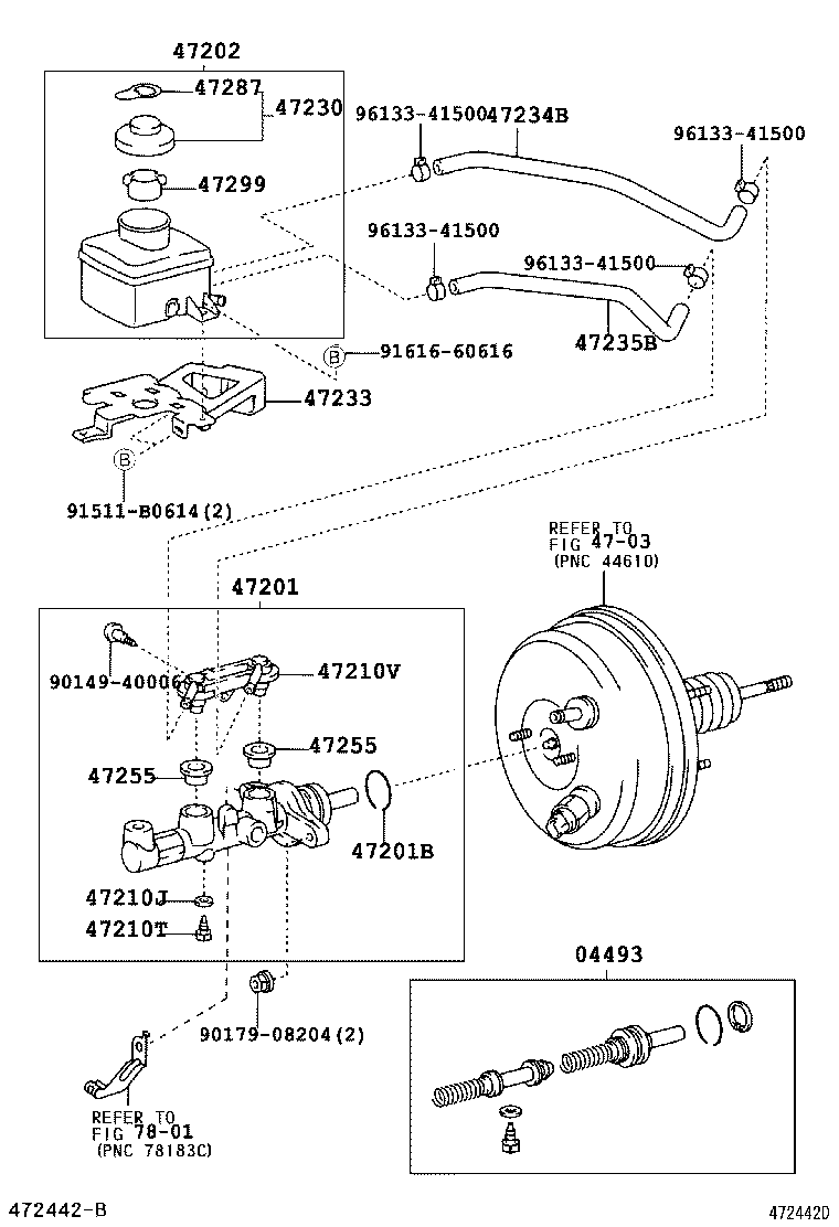 47220-44080 RESERVOIR SUB-ASSY, BRAKE MASTER CYLINDER product image