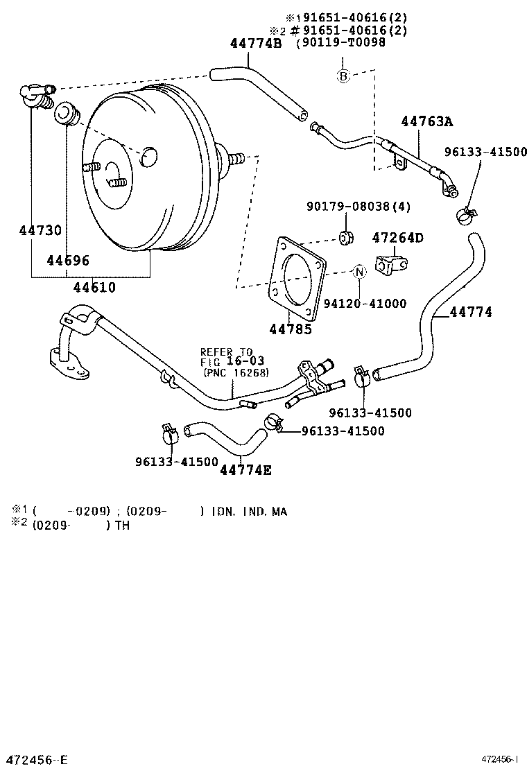 44730-02030 VALVE ASSY, VACUUM CHECK(FOR BRAKE) product image
