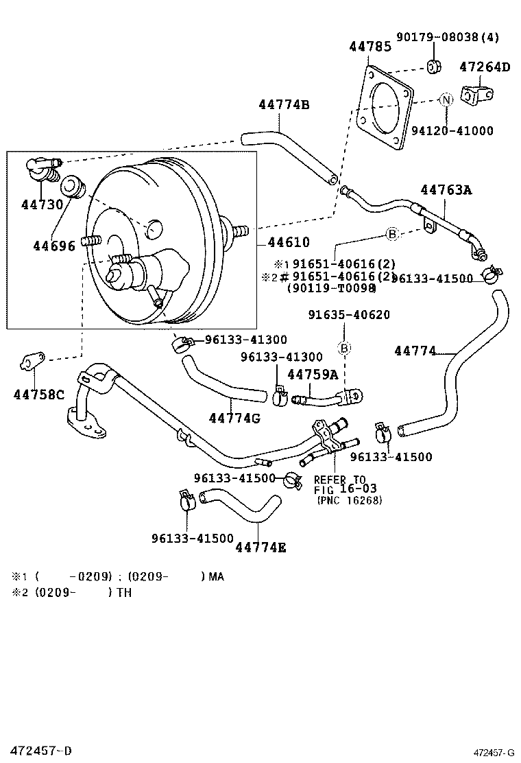 44730-02030 VALVE ASSY, VACUUM CHECK(FOR BRAKE) product image
