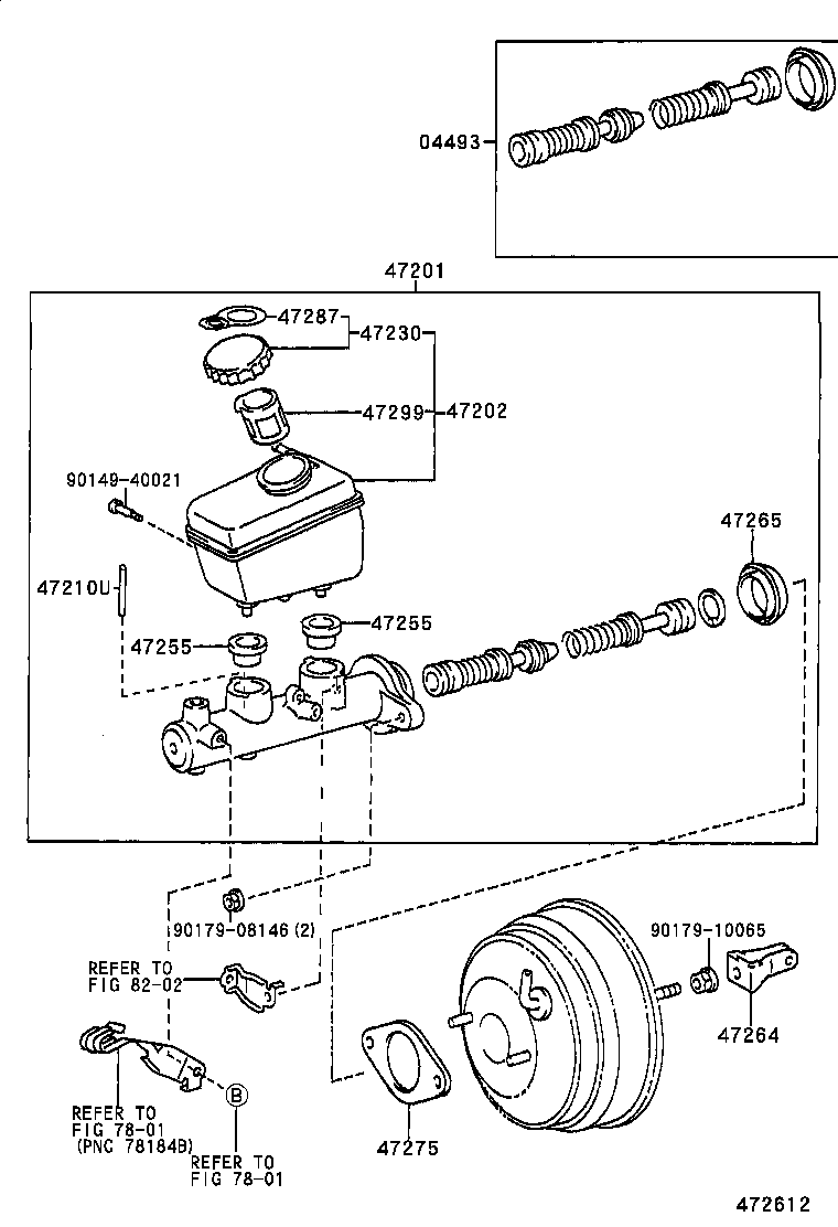 47220-53010 RESERVOIR SUB-ASSY, BRAKE MASTER CYLINDER product image