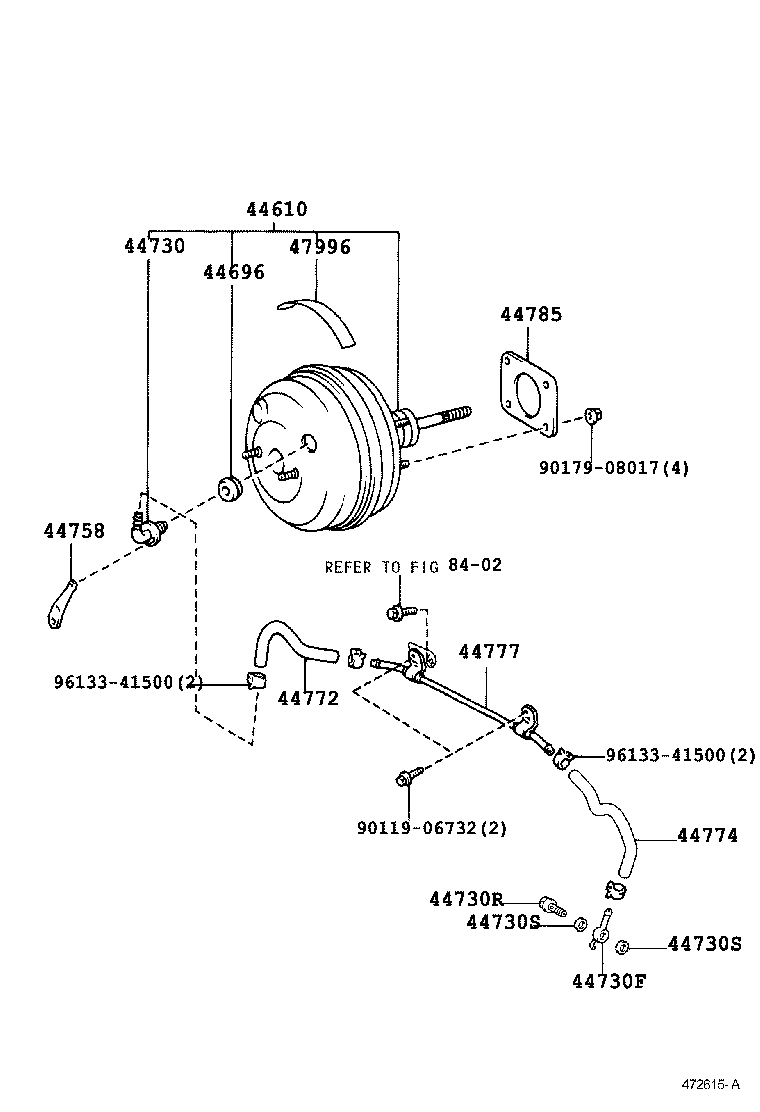 44785-30030 GASKET, BRAKE BOOSTER product image