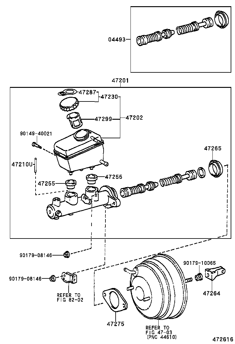 47220-53010 RESERVOIR SUB-ASSY, BRAKE MASTER CYLINDER product image