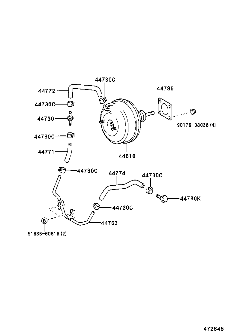 44610-3D520 BOOSTER ASSY, BRAKE product image