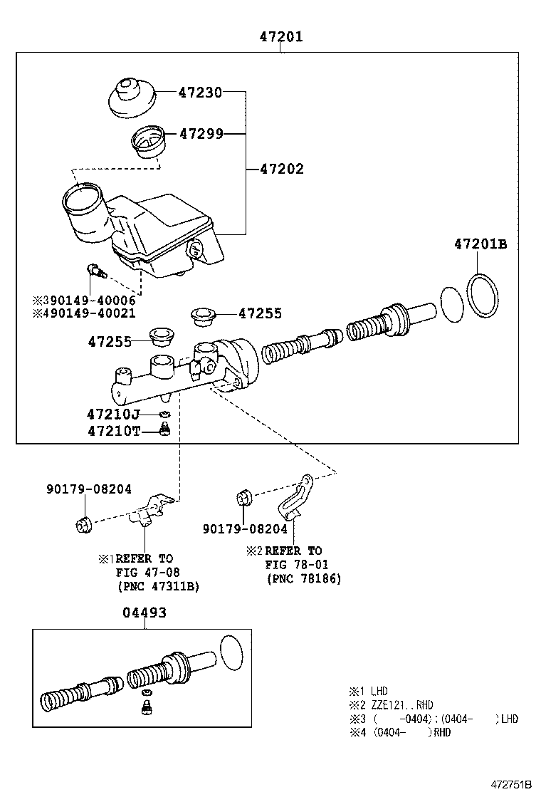 47230-02100 CAP ASSY, BRAKE MASTER CYLINDER RESERVOIR FILLER product image