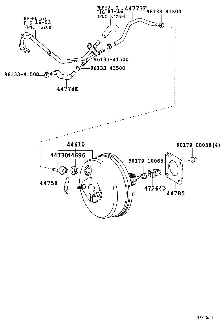 44610-09070 BOOSTER ASSY, BRAKE product image
