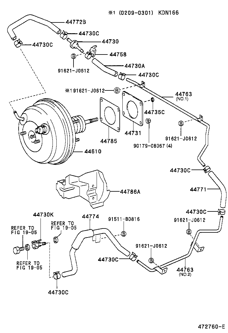44785-04010 GASKET, BRAKE BOOSTER product image