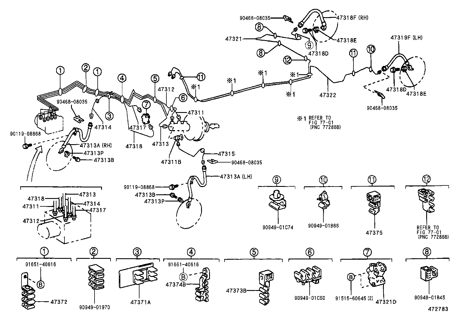 44590-02020 BRACKET ASSY, BRAKE ACTUATOR product image