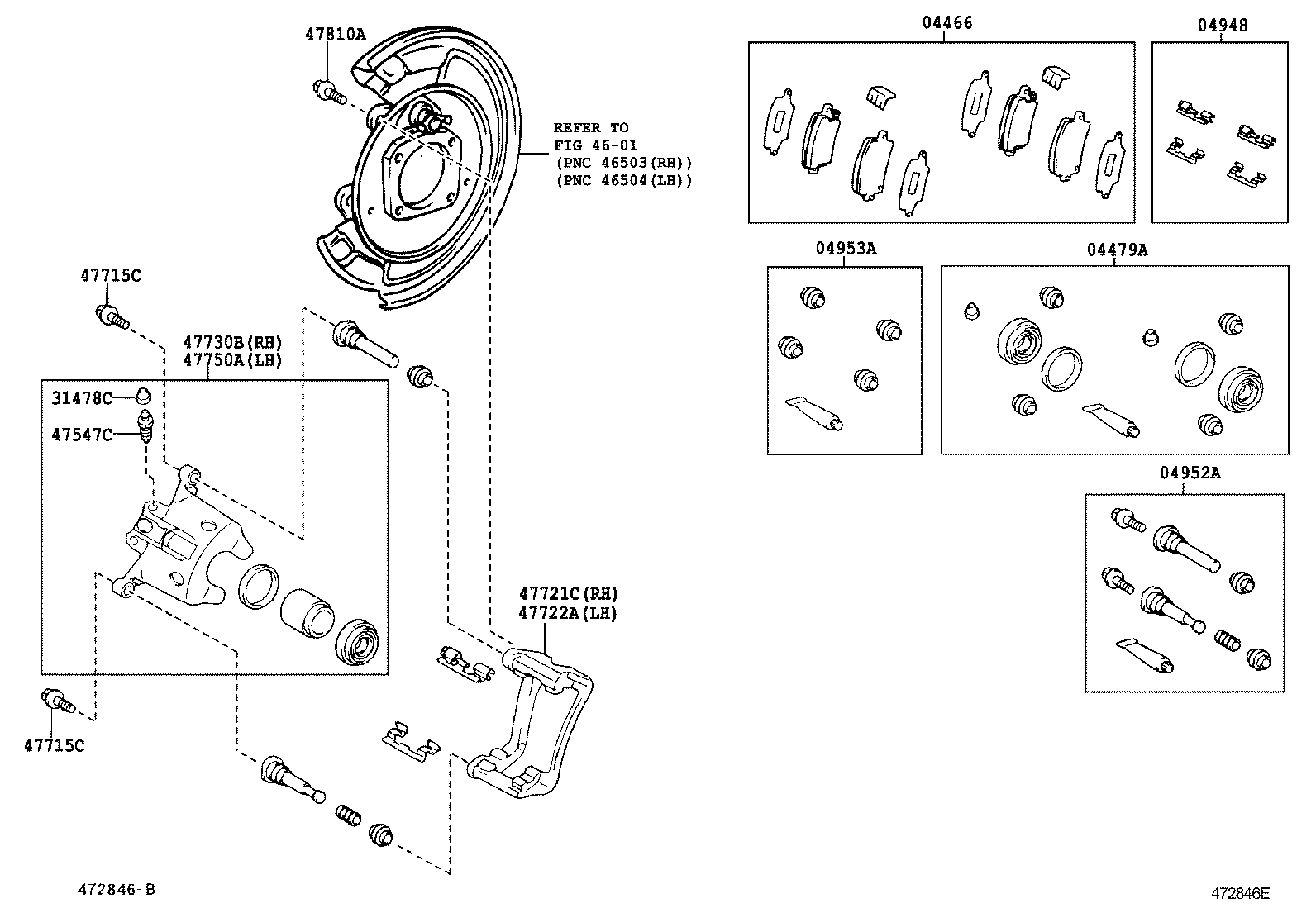 04953-02040 BOOT KIT, REAR DISC BRAKE CYLINDER SLIDE PIN product image