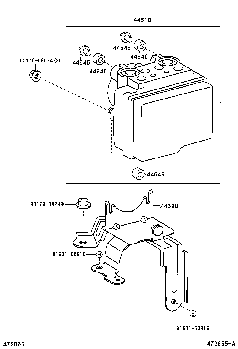 47311-2B340 TUBE, FRONT BRAKE, NO.1 product image