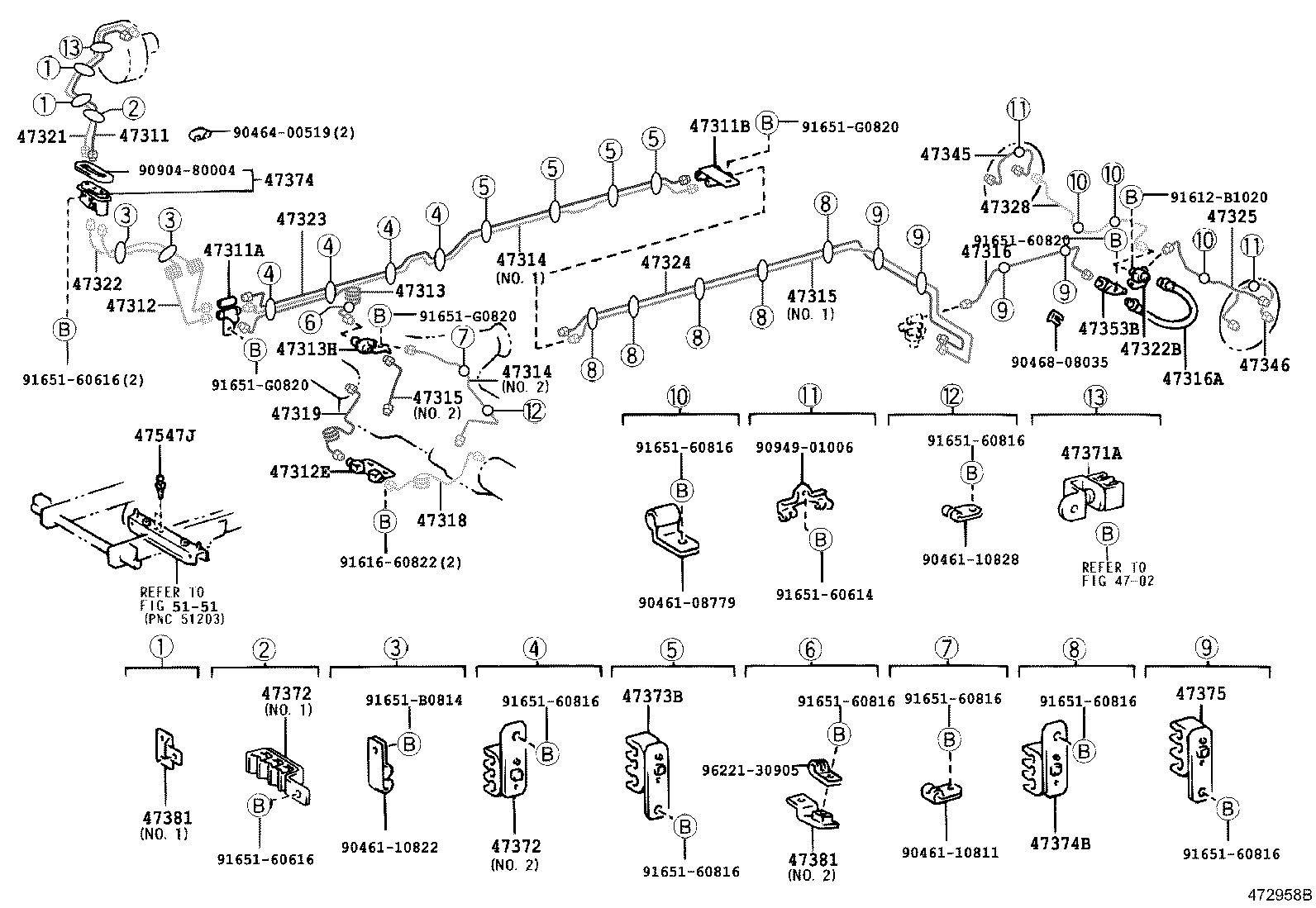44591-36010 BRACKET, BRAKE ACTUATOR, NO.1 product image