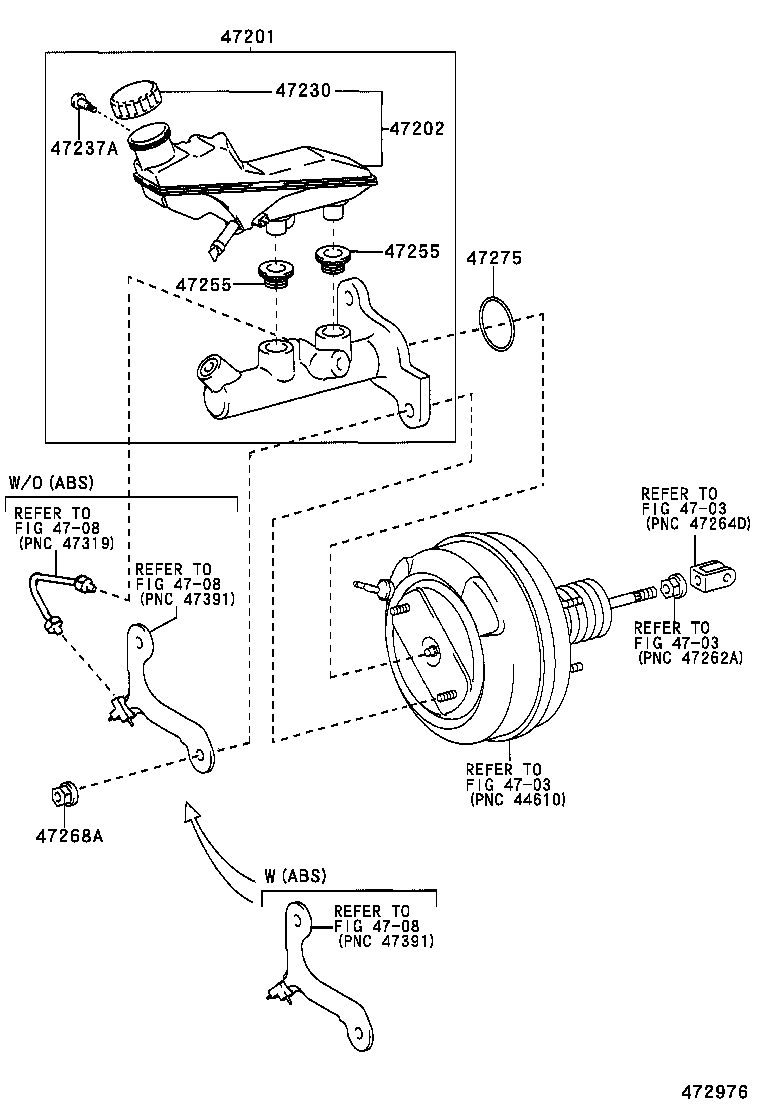 47255-02020 GROMMET, MASTER CYLINDER RESERVOIR product image