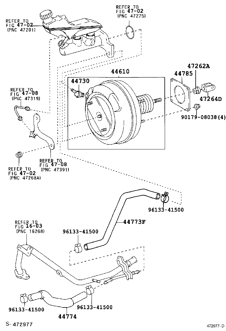 44730-02010 VALVE ASSY, VACUUM CHECK(FOR BRAKE) product image
