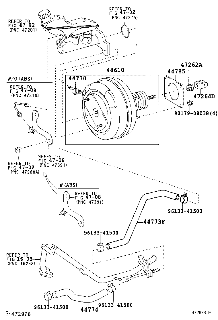 44730-02010 VALVE ASSY, VACUUM CHECK(FOR BRAKE) product image