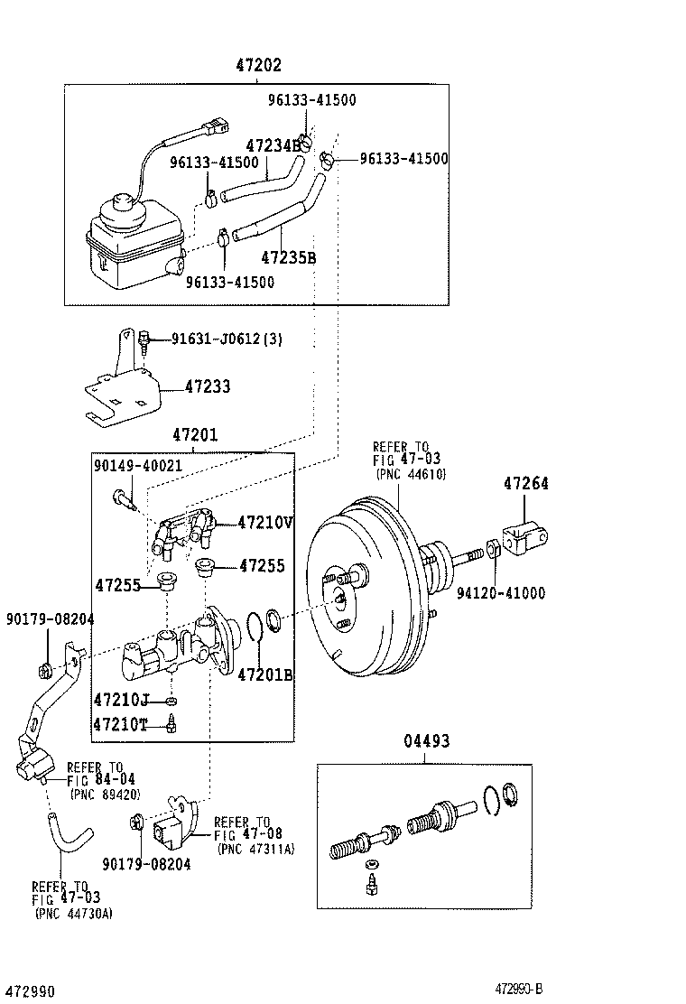 47233-63010 BRACKET, RESERVOIR product image