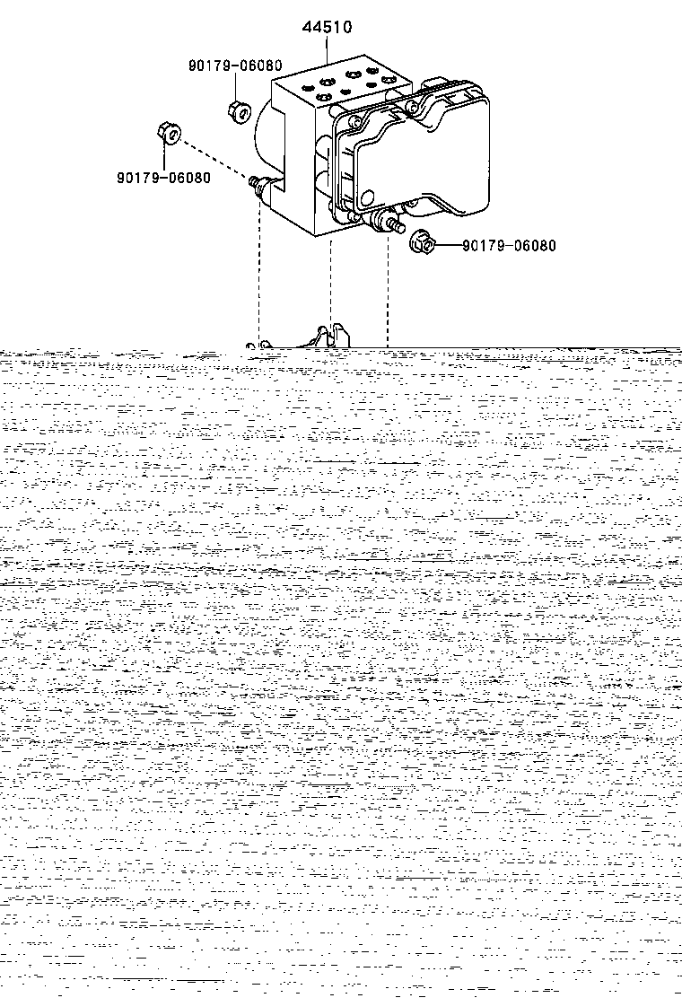 44545-0C050 HOLDER, BRAKE ACTUATOR BOLT product image