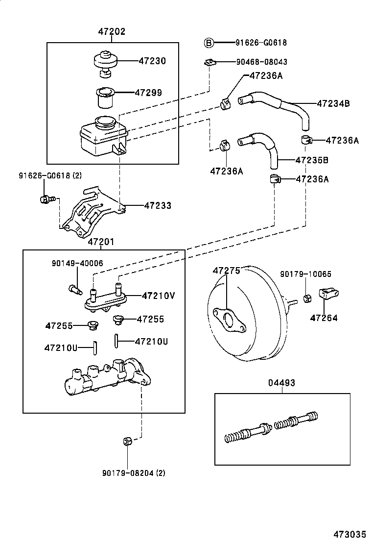 47220-48060 RESERVOIR SUB-ASSY, BRAKE MASTER CYLINDER product image