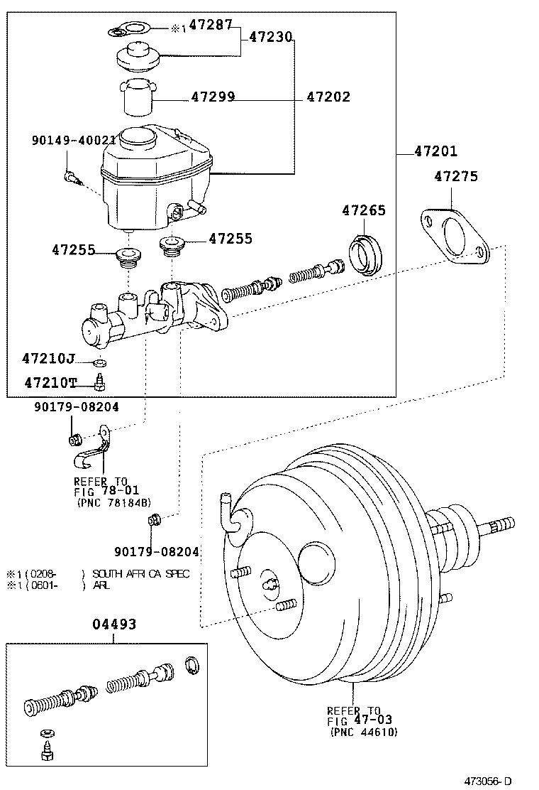 47220-06140 RESERVOIR SUB-ASSY, BRAKE MASTER CYLINDER product image
