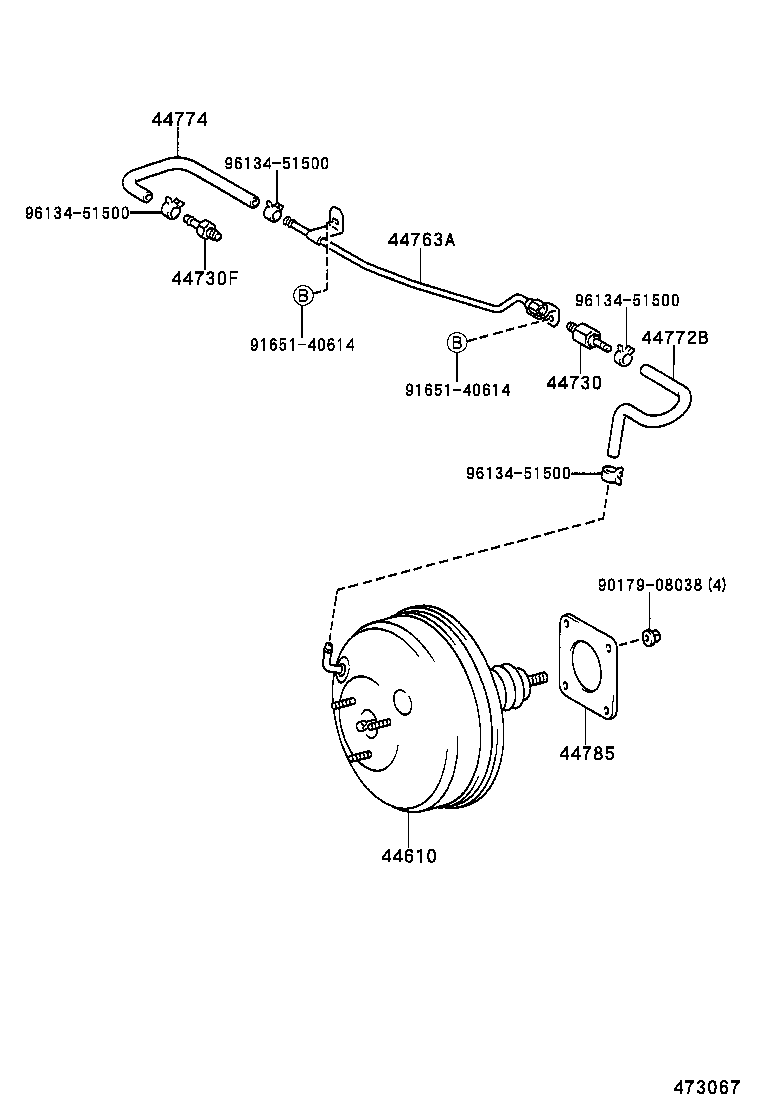 44610-1E460 BOOSTER ASSY, BRAKE product image