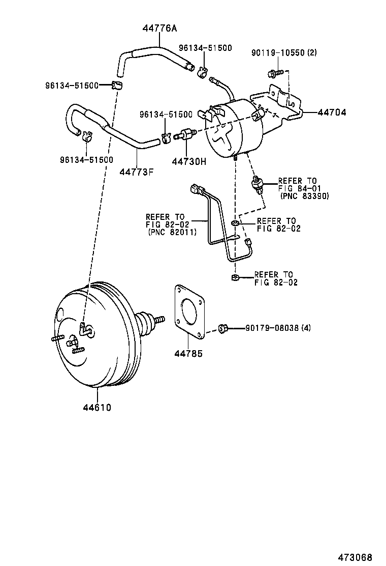 44610-1E460 BOOSTER ASSY, BRAKE product image