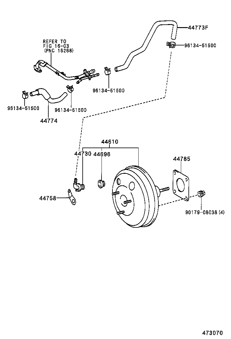 44610-1E460 BOOSTER ASSY, BRAKE product image