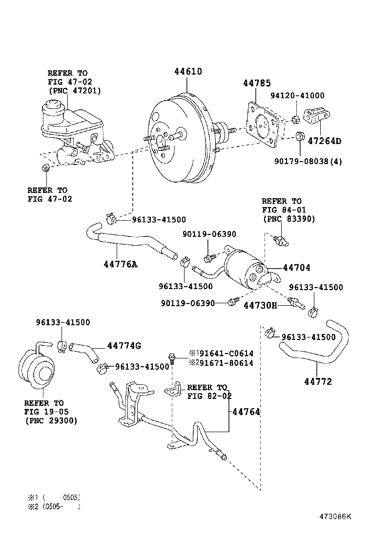 44610-52170 BOOSTER ASSY, BRAKE product image