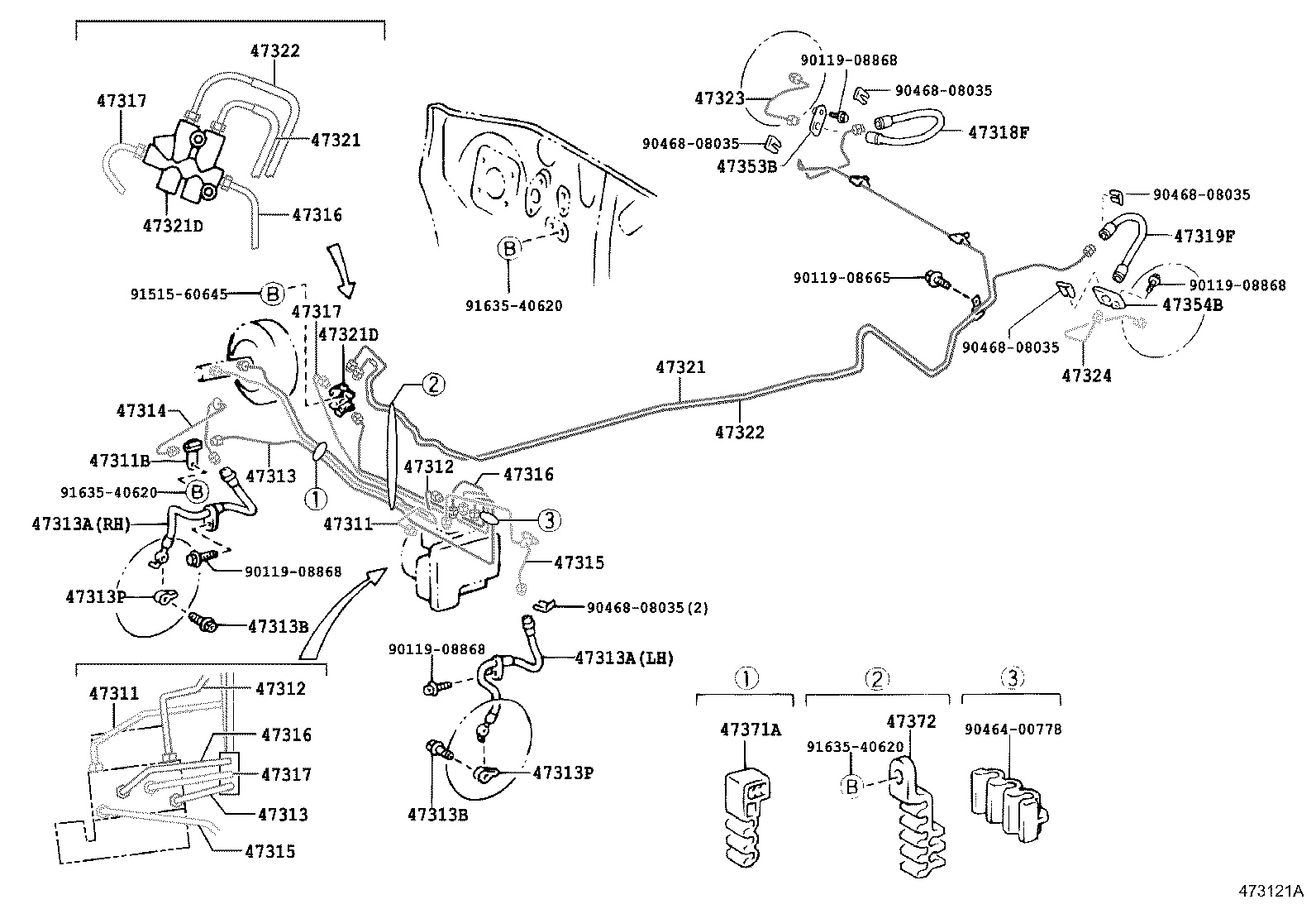 44050-52240 ACTUATOR ASSY, BRAKE product image