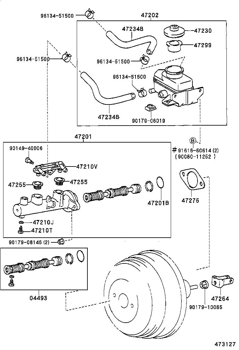 47234-08010 TUBE, RESERVOIR, NO.1 product image