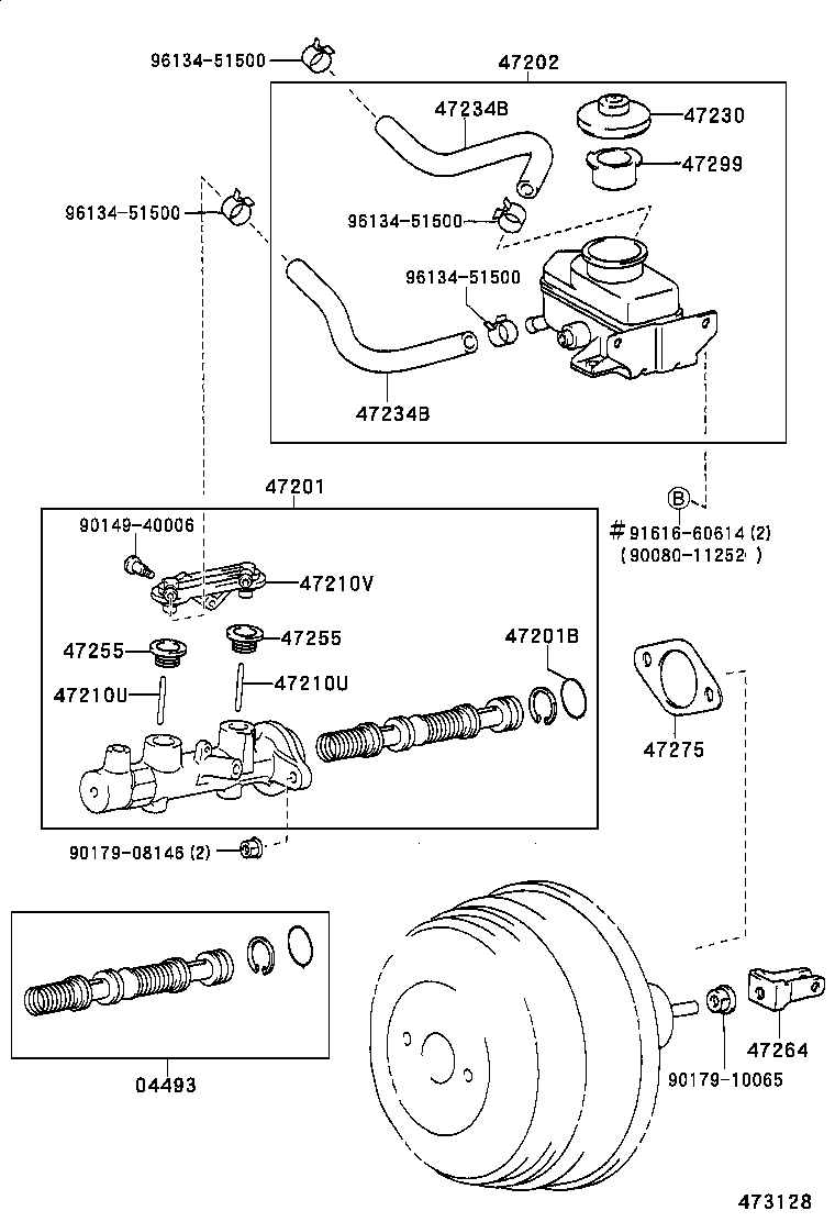 47234-08010 TUBE, RESERVOIR, NO.1 product image