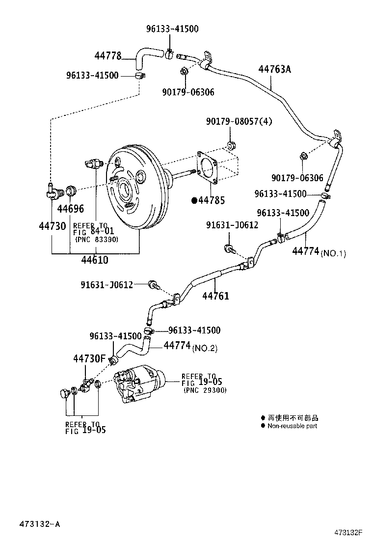 44779-60050 HOSE, UNION TO CONNECTOR product image