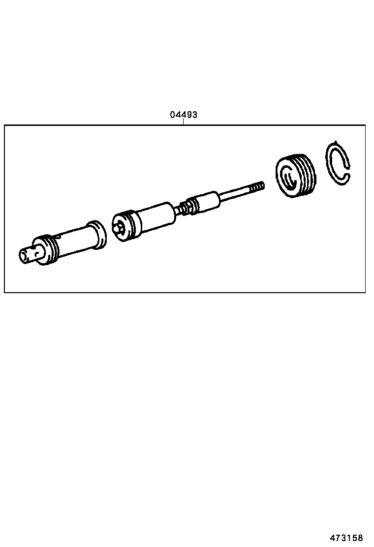 47025-60091 CYLINDER SUB-ASSY, BRAKE MASTER product image