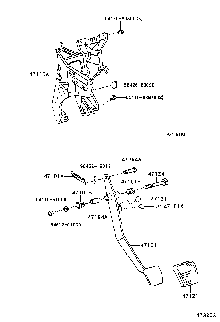 90249-08260 PIN(FOR PUSH ROD) product image