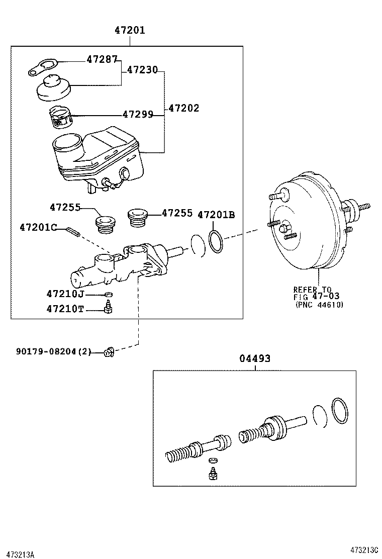 47220-0D030 RESERVOIR SUB-ASSY, BRAKE MASTER CYLINDER product image