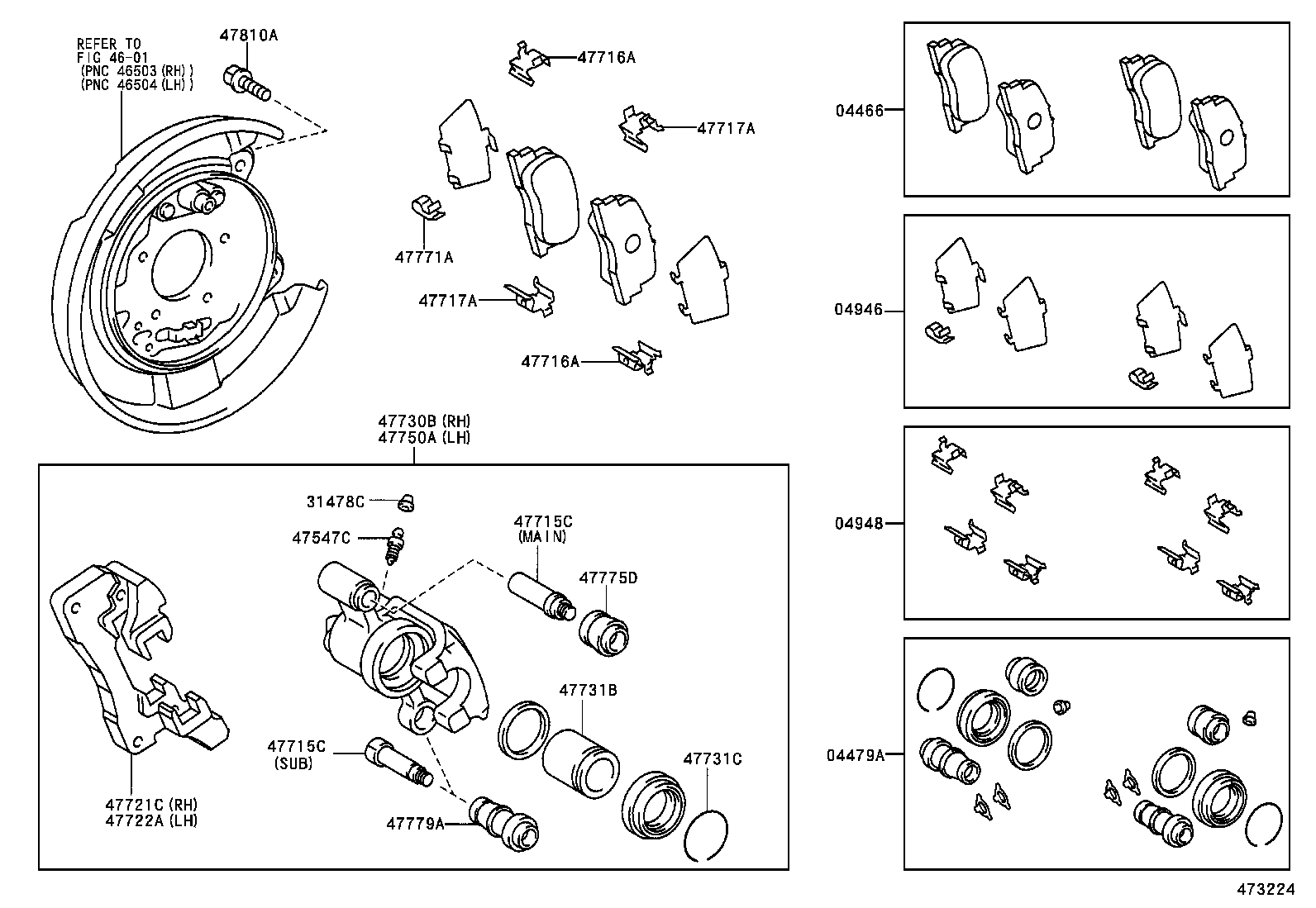 90119-10939 BOLT, HEXAGON(FOR REAR CALIPER) product image