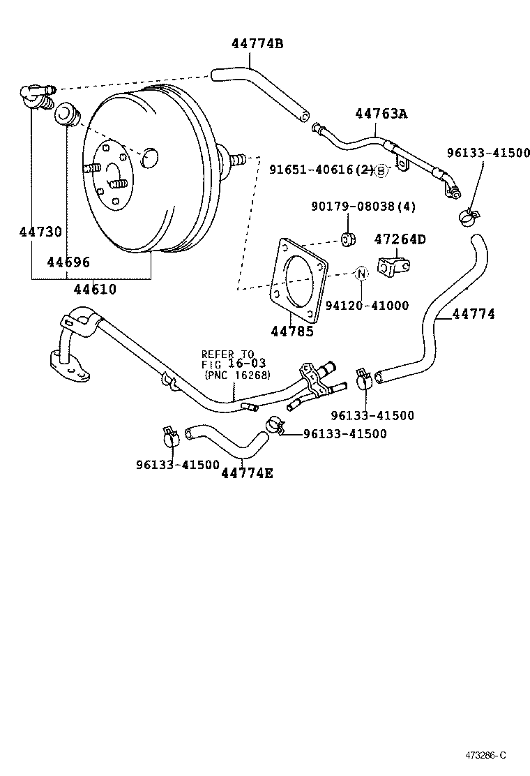 44610-1E510 BOOSTER ASSY, BRAKE product image