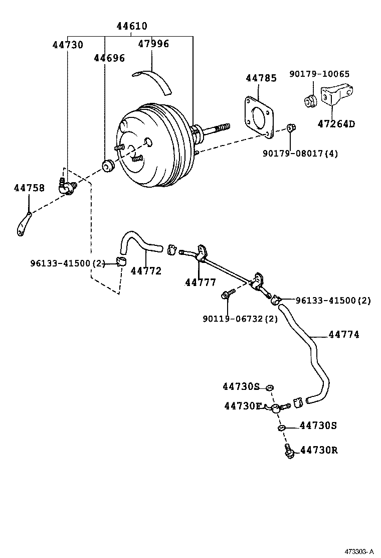 44610-2A280 BOOSTER ASSY, BRAKE product image