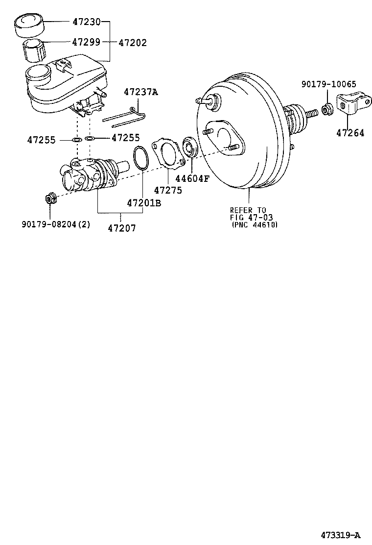 Toyota 44605-48010 SEAL, BRAKE BOOSTER BODY