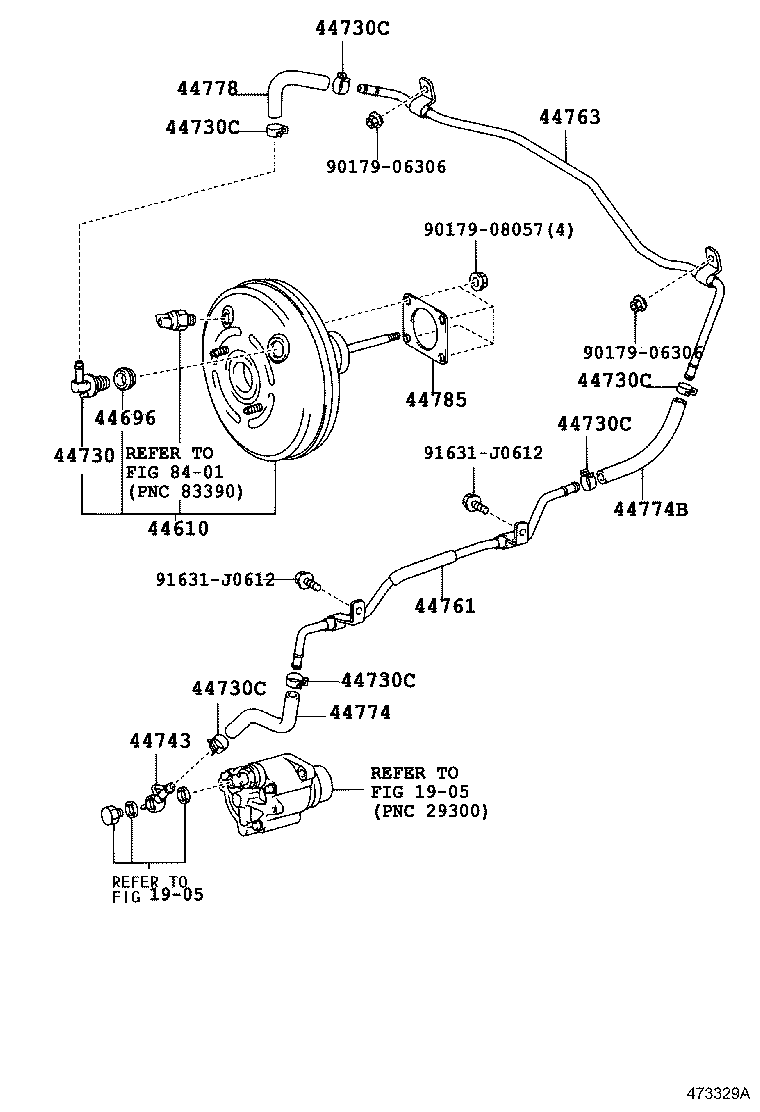 44774-60280 HOSE, UNION TO CONNECTOR TUBE product image