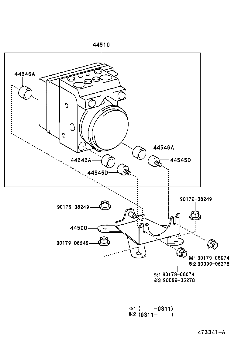 44050-35060 ACTUATOR ASSY, BRAKE product image