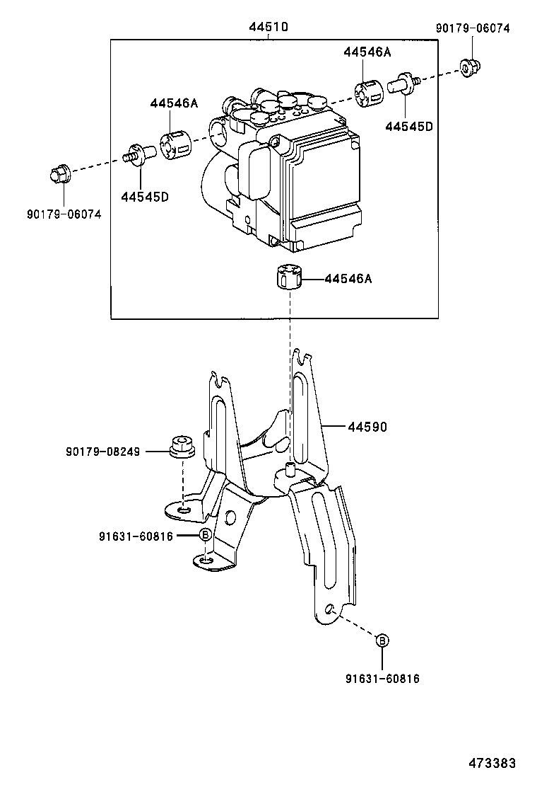 47311-68030 TUBE, FRONT BRAKE, NO.1 product image