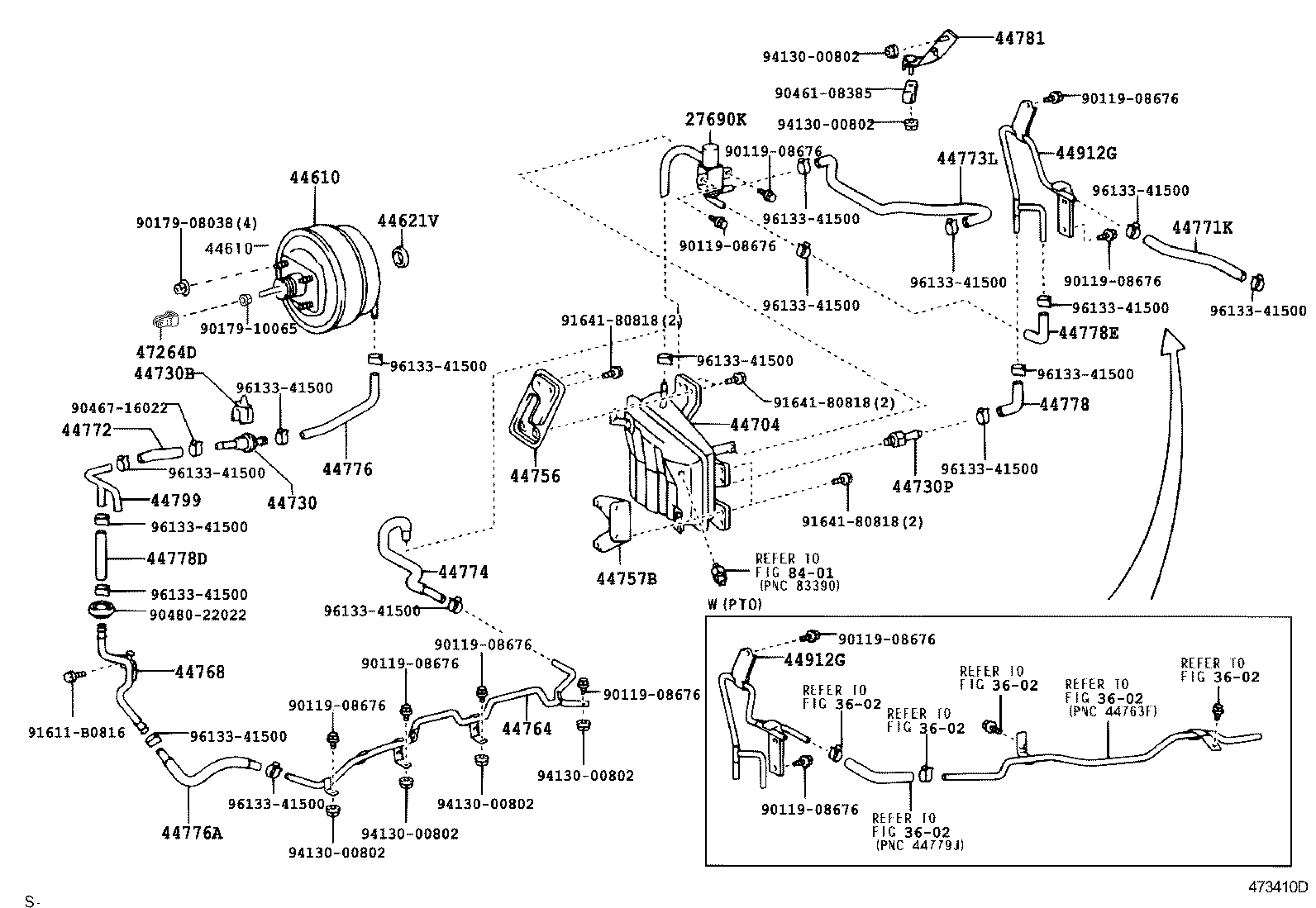 27690-78023 SOLENOID ASSY, W/BRACKET(FOR EXHAUST BRAKE) product image