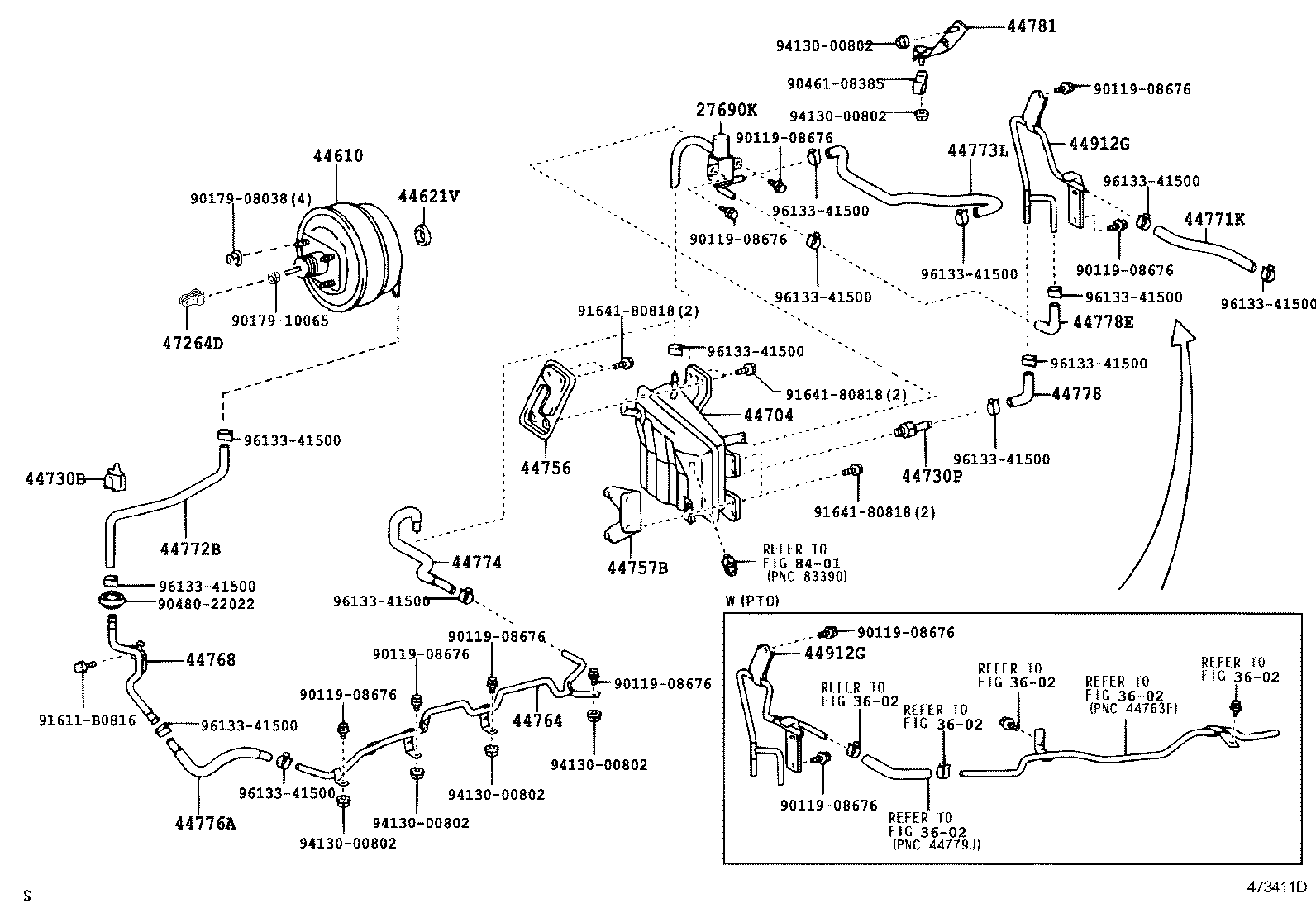 27690-78023 SOLENOID ASSY, W/BRACKET(FOR EXHAUST BRAKE) product image