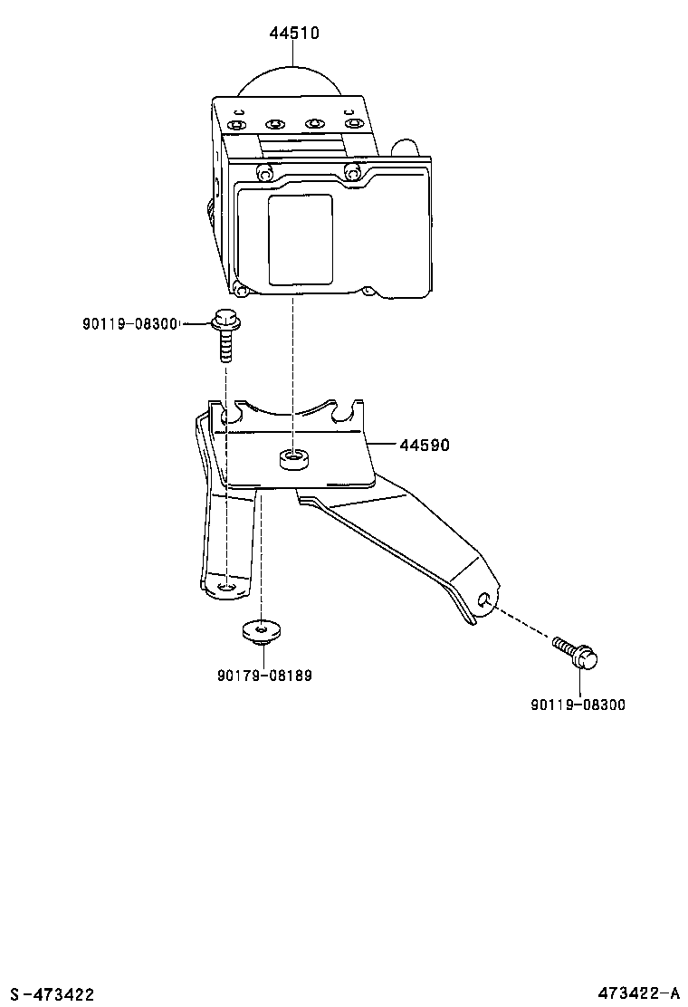 47311-0F020 TUBE, FRONT BRAKE, NO.1 product image