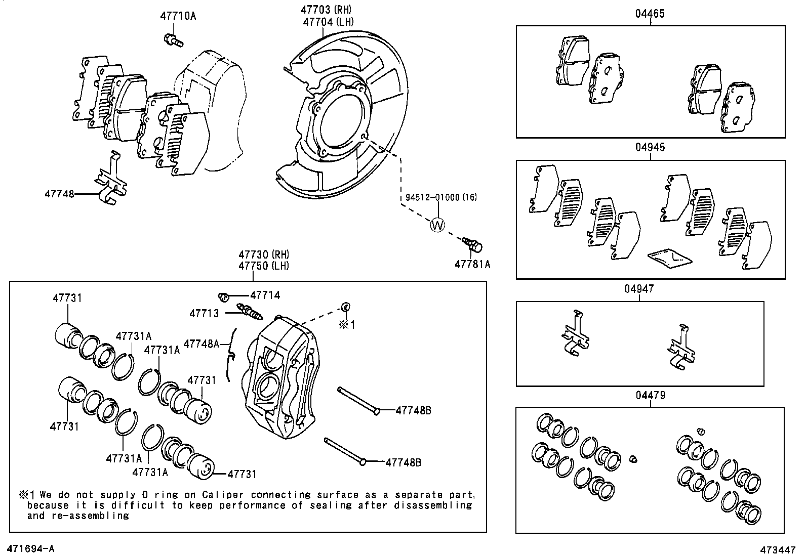 90101-10166 BOLT(FOR DUST COVER TO STEERING KNUCKLE ARM SETTING) product image