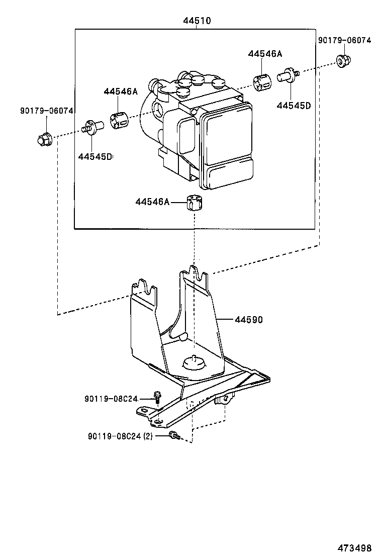 47315-52100 TUBE, FRONT BRAKE, NO.5 product image