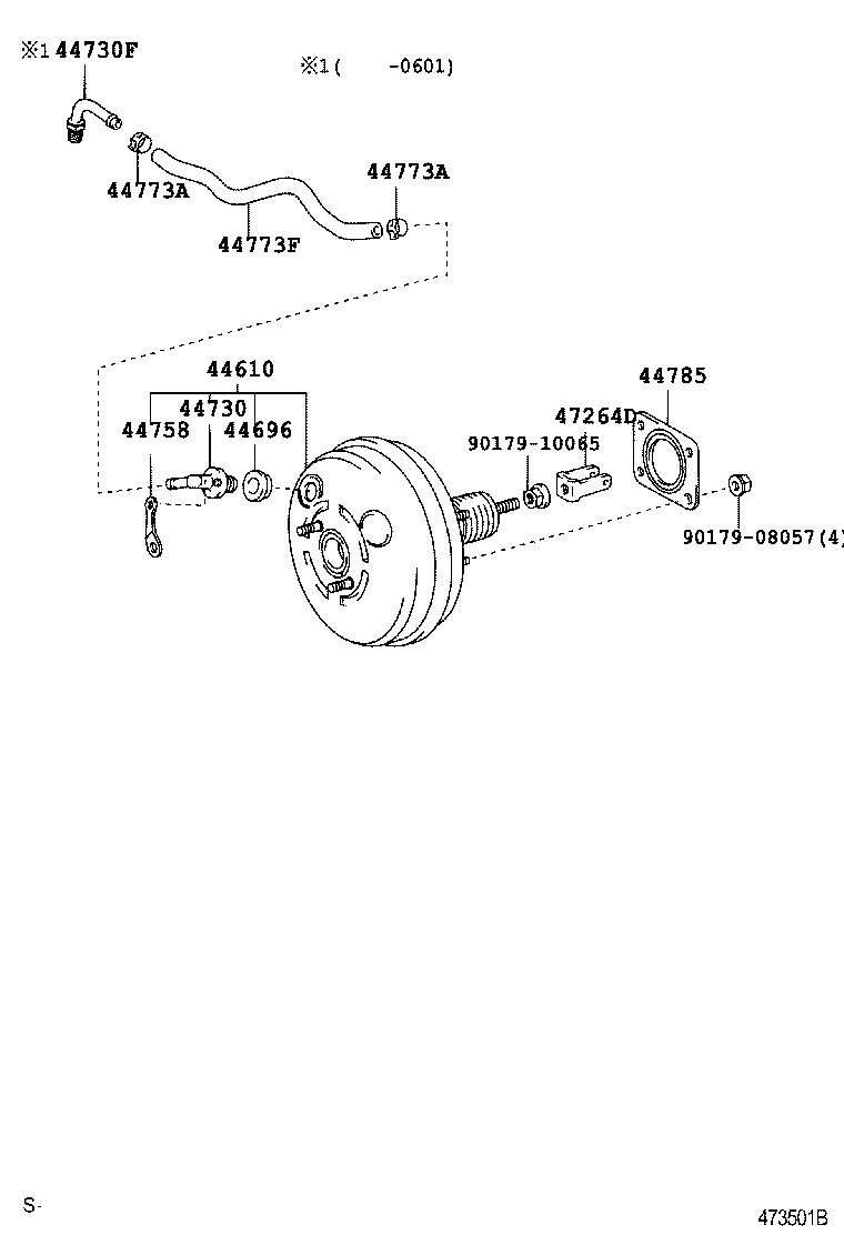 44610-48240 BOOSTER ASSY, BRAKE product image